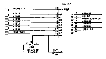 IBM 5162 motherboard - Chip U90.png